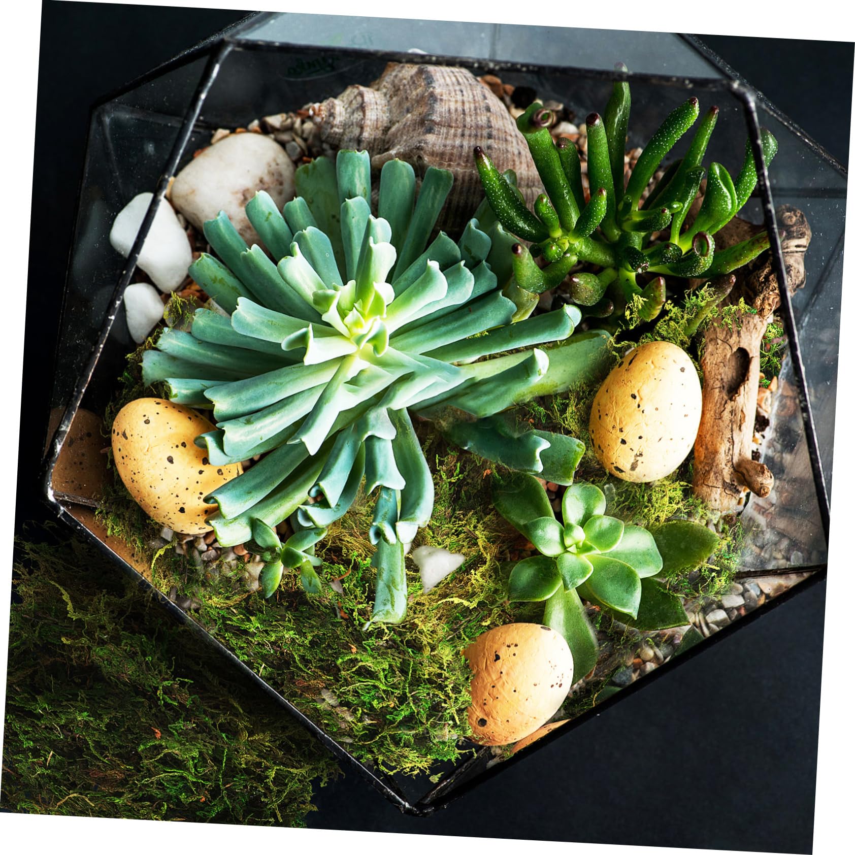 Happyyami Artificial Moss Decor Craft Moss Greenery for Potted Plants Indoor Decor