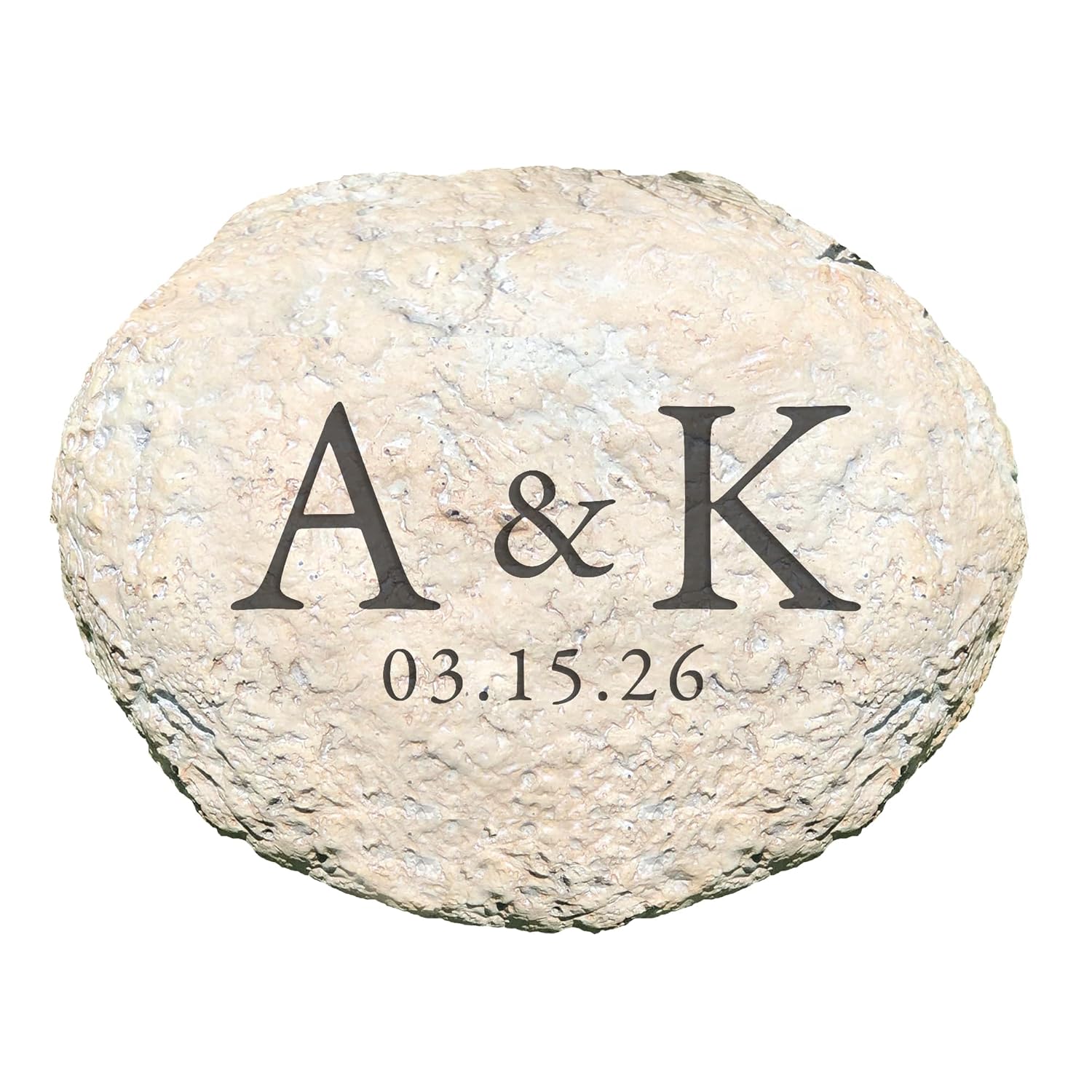 Personalized Engraved Address Large Garden Stone, House Number Yard Décor