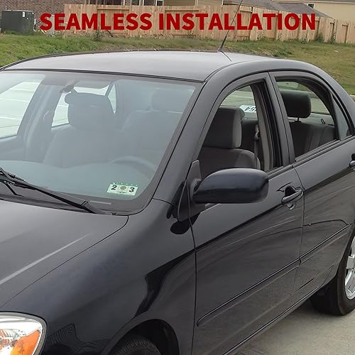 Miniatura 6 de YITAMOTOR Espejo lateral izquierdo del conductor compatible con Corolla CE 2003 2004 2005 2006 2007 2008 Corolla CE ajuste de potencia no