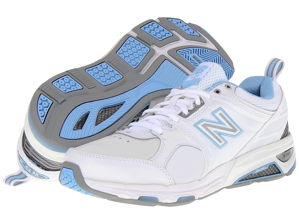 

New Balance WX857 (White/Blue) Women's Cross Training Shoes