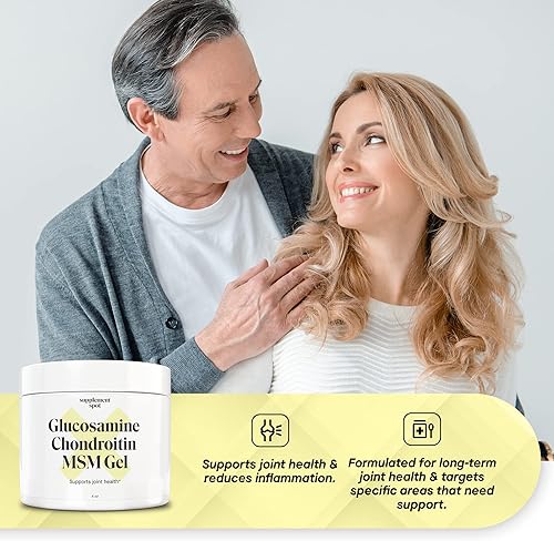Miniatura 2 de Suplemento Spot Glucosamina Condroitina MSM Gel (4 oz), Suplemento Articular, Glucosamina, Condroitina, MSM y Bromelina para Apoyar la Salud de las