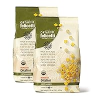 Vista 6 de Pasta Felicetti Ditalini Orgánica Italiana Sin Transgénicos 16oz (454g)