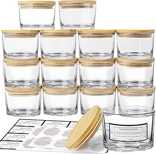 15 Quick & Easy Last-Minute Christmas Decor Ideas That Save the Day! 98 CONNOO 15 Pack 4 OZ Clear Glass Candle Jars with Airtight Bamboo Lids fo...