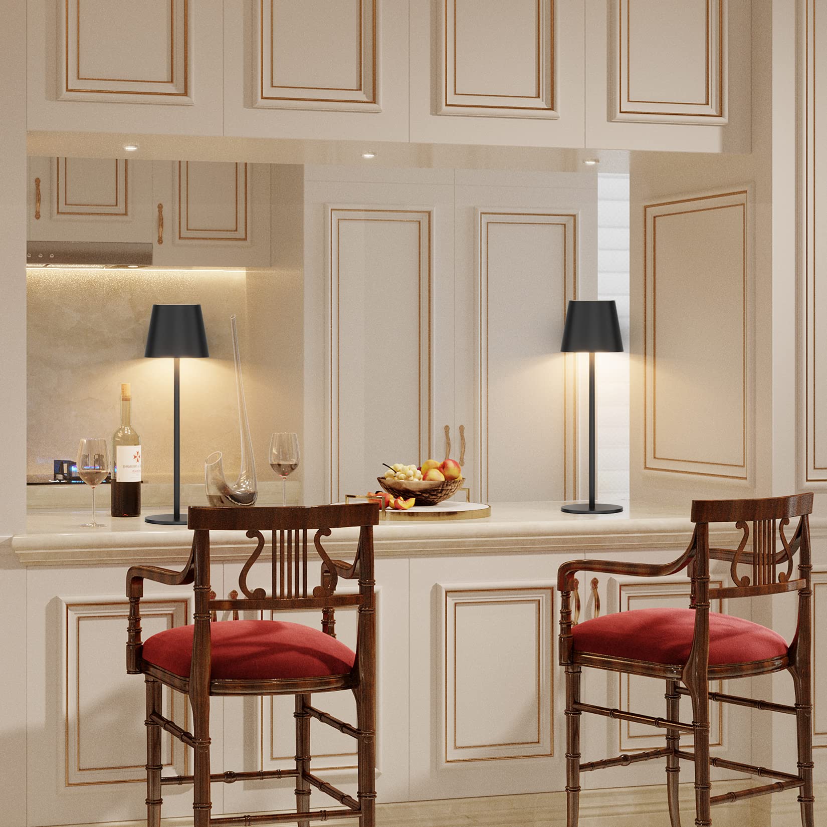 Lampada Da Tavolo Touch Ricaricabile K2 STORE - LED Dimmerabile 3000-6500K, IP54, Per Interno Ed Esterno