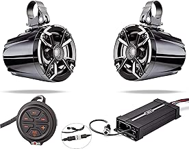 NOAM NUTV5 - Marine Bluetooth ATV/Golf Cart/UTV Speakers Stereo System - coolthings.us
