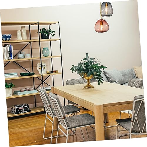 Miniatura 9 de Uonlytech Florero de hierro Vintage Jarrón de hierro forjado Base de oficina Jarrón de estilo europeo