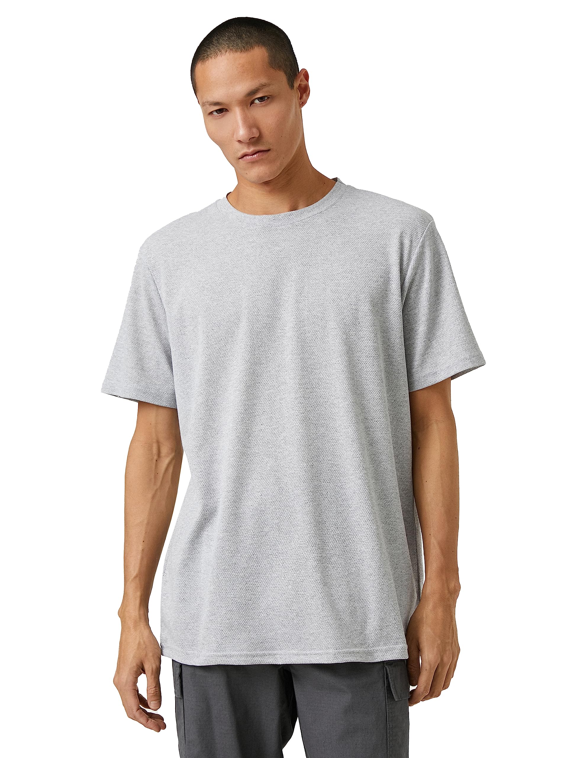 Koton Basic T-shirt Crew Neck Short Sleeved