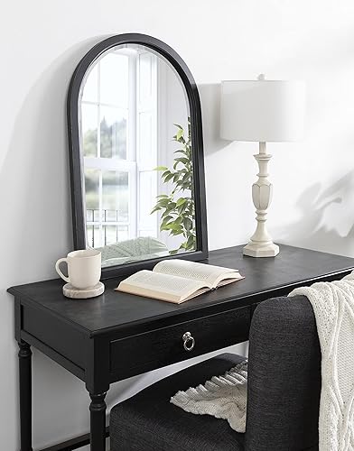 Miniatura 2 de Kate and Laurel Hogan Farmhouse - Espejo de arco de 20 x 30, negro rústico, espejo de pared moderno decorativo para exhibir