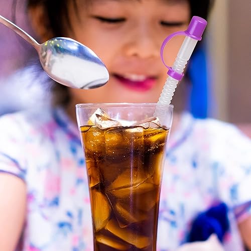 Miniatura 8 de 10 tapas de color mixto para pajitas de 38 pulgadas de diámetro, cubierta de pajita, cubiertas de pajita, colores mixtos