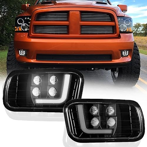 Luz antiniebla LED con luz de circulación diurna para Dodge Ram 2009-2012 1500, 2010-2017 2500/3500 conducción de luces antiniebla montaje camioneta