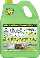 Simple Green Oxy Solve House Siding Cleaner - Peroxide Removes Mold Mildew Algae on Vinyl Wood Brick Stucco | 1 Gal Pressure Washer Concentrate