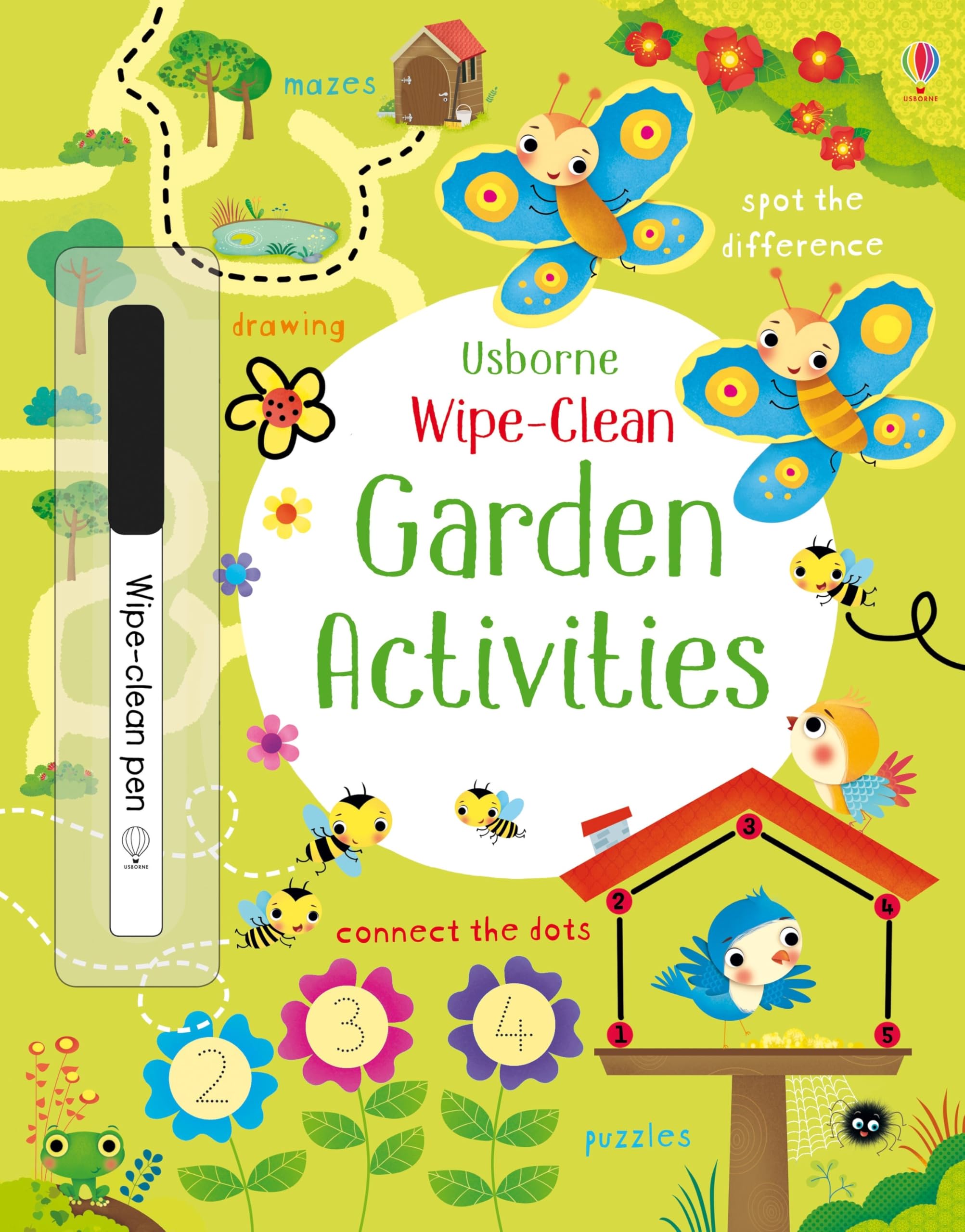 Wipe-Clean Garden Activities (Wipe-Clean Activities) (Wipe-clean Books) By Kirs