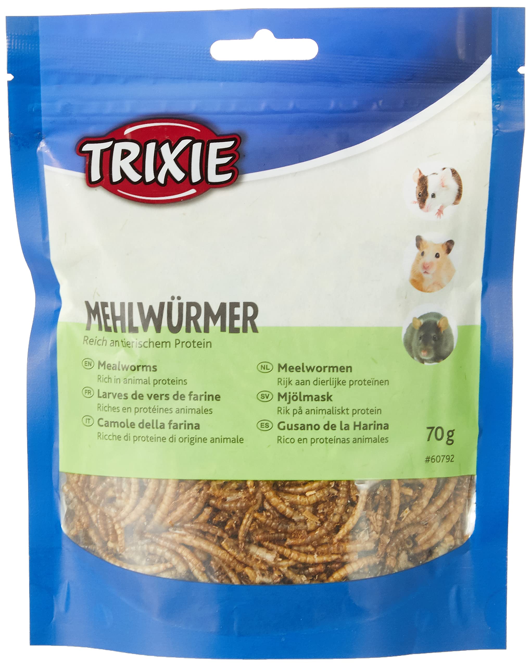 Trixie 60792 Mehlwürmer, getrocknet, 70 g
