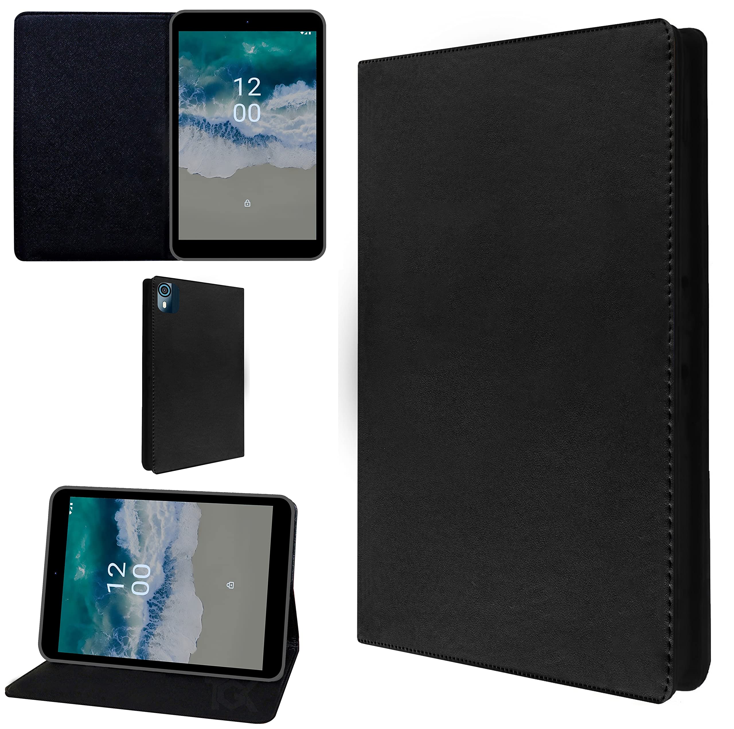 TGK Leather Stand Flip Case Cover for Nokia Tab T10 8 inch Tablet, Black (B0C1T33RV3) Amazon Price History, Amazon Price Tracker