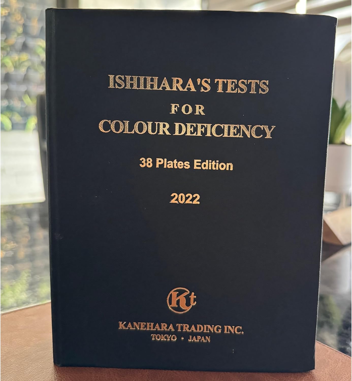 Ishihara Test Chart Books for Color Deficiency 38 Plates with User Manual and One Eye Occluder