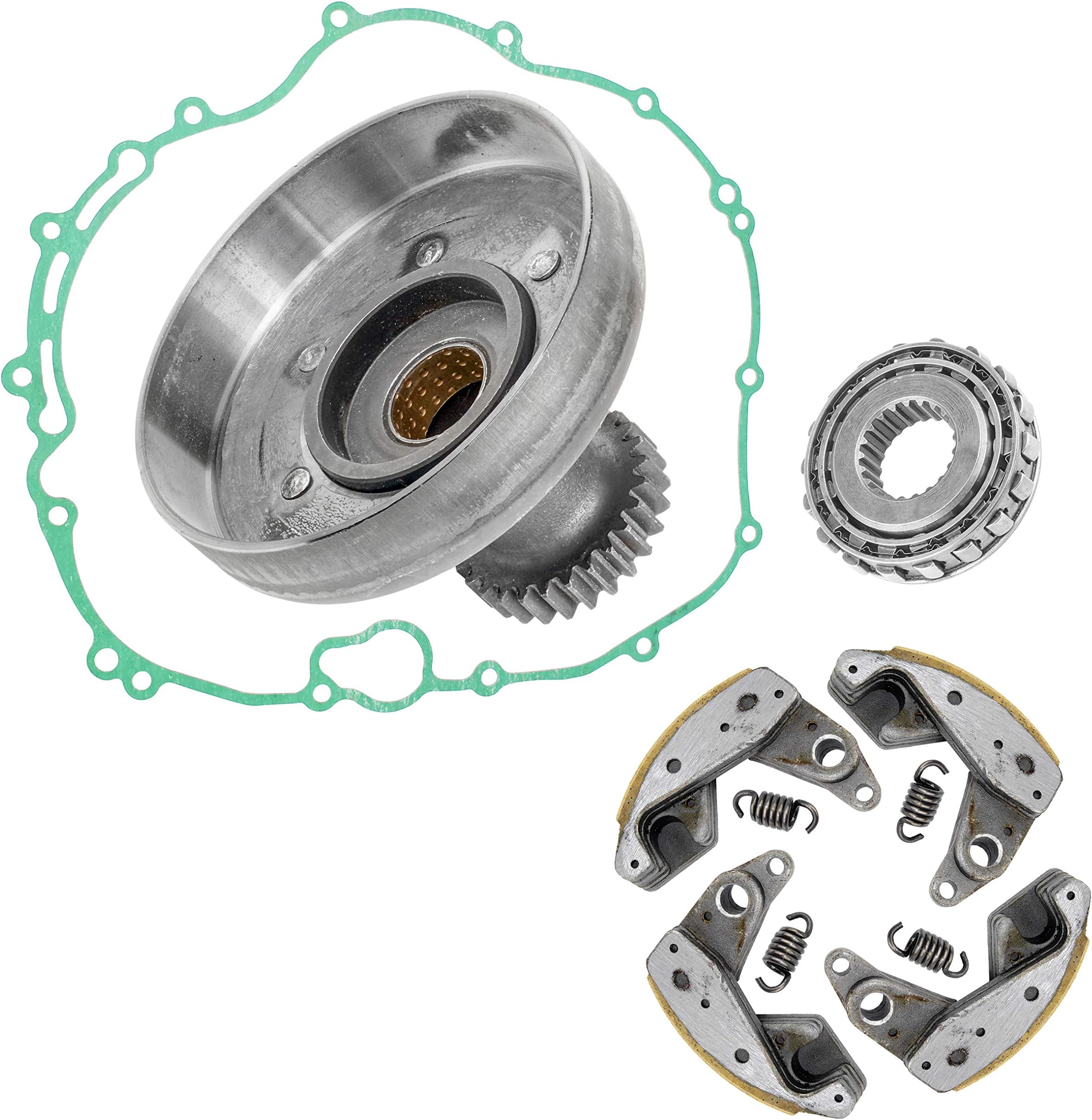 Caltric Clutch One Way Bearing with Drum Housing Compatible with Kawasaki Bayou 300 KLF300C 4x4 1989 1990 1991-2005