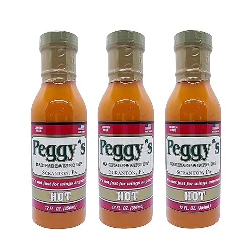 Miniatura 1 de Peggys - Salsa de adobo y alas deliciosa salsa picante perfecta para barbacoas y carnes marinadas sin gluten sin sabores artificiales paquete de 3