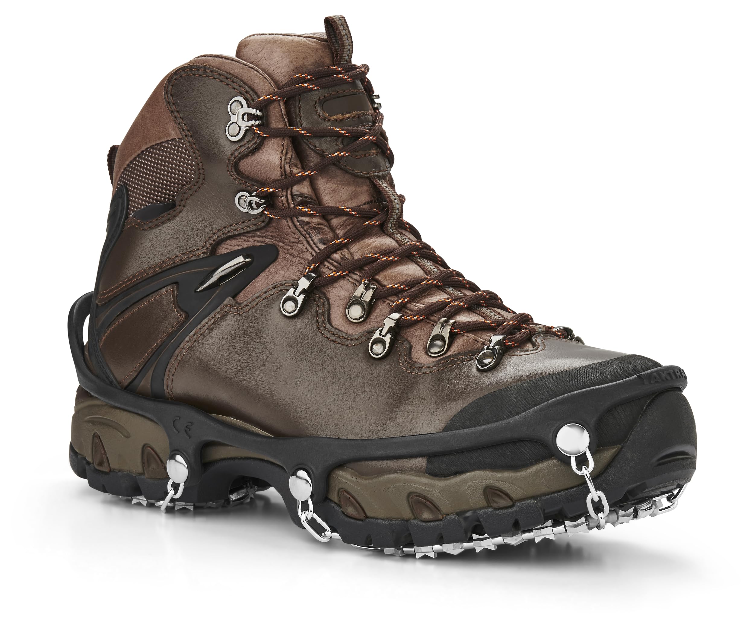 YakTrax Catene Diamond Grip Tacchetti da Escursionismo a trazione Pesante, Maglie saldate TIG durevoli, forniscono trazione su Ghiaccio e Neve, Nero,