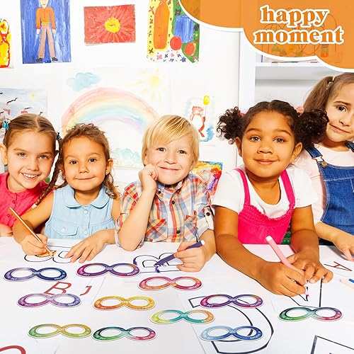 Miniatura 10 de Crtiin 80 calcomanías sensoriales para la ansiedad con citas inspiradoras, tiras texturizadas tranquilas, para alivio de la salud mental, cinta