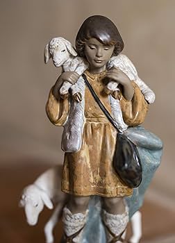 Amazon.co.jp: リヤドロ (Lladro) 羊飼いの少年（グレス