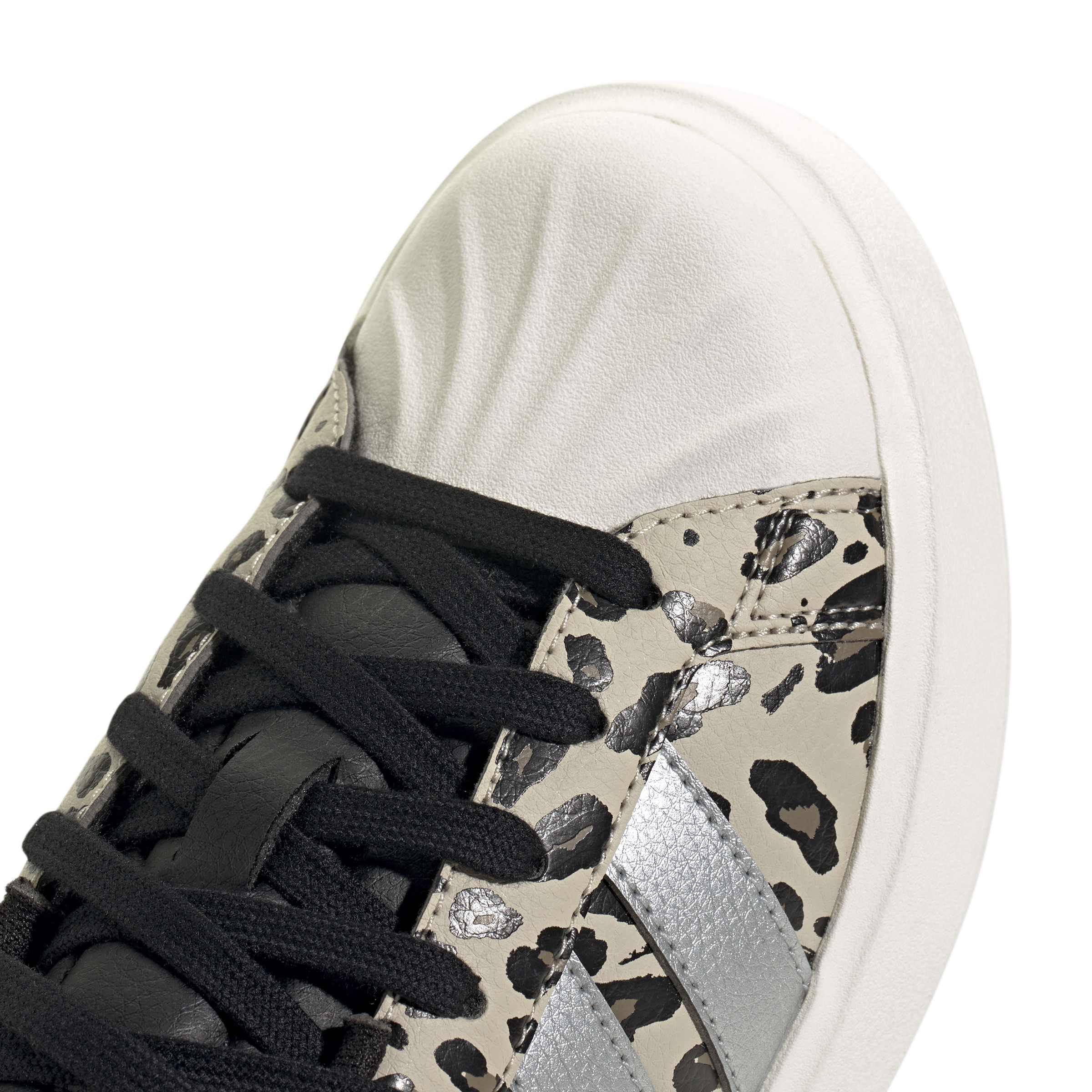 adidas Uniseks - dzieci Streettalk Bold Junior Shoes, Crystal Linen/silver met./core black, 40 EU