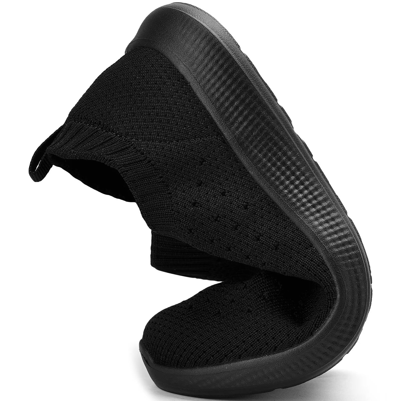 konhill Zapatillas Mujer Slip-On de Malla - Ligeras y Transpirables para Running en Ciudad, Caminar y Uso Diario