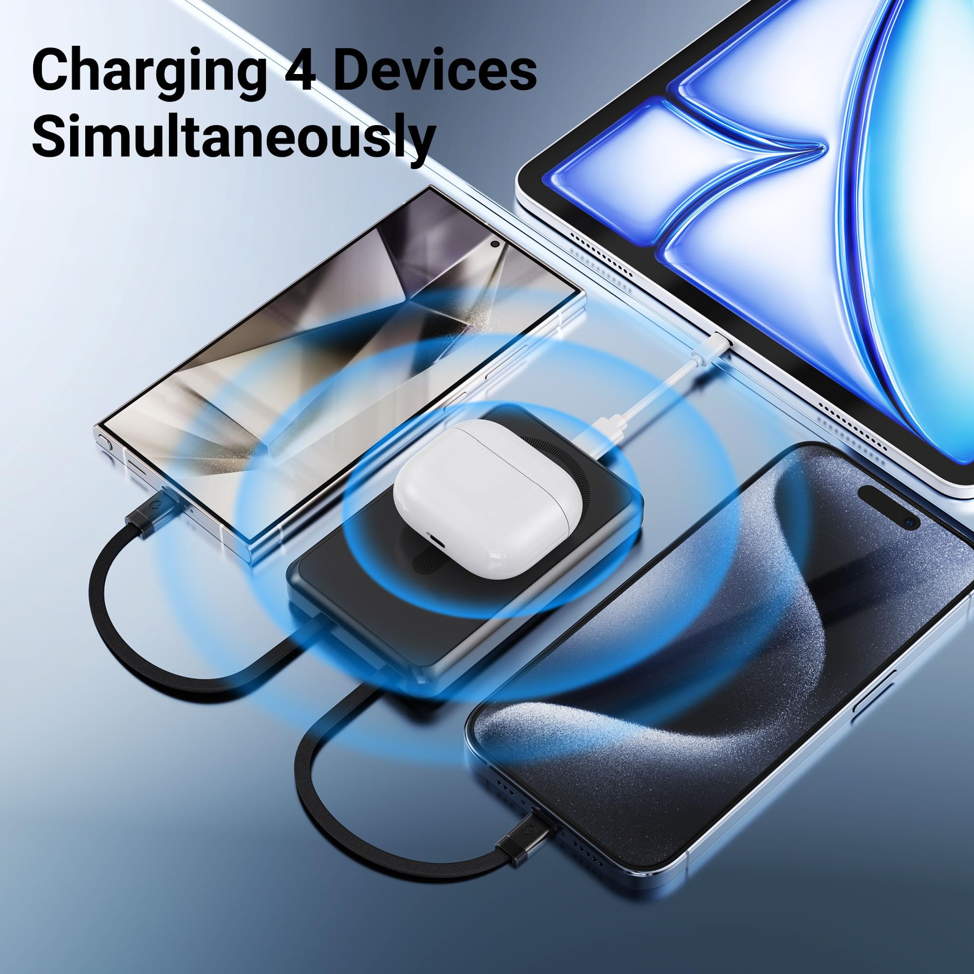 【美品】MagSafe iPhone Battery Pack Amazon.com: for Magsafe Battery Pack 10,000mAh, 4 Outputs