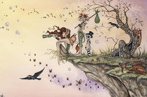 Miniatura 10 de Trends International Amy Brown - Where The Wind Takes You Wall Poster, 14.72" x 22.37", Premium Poster & Push Pin Bundle