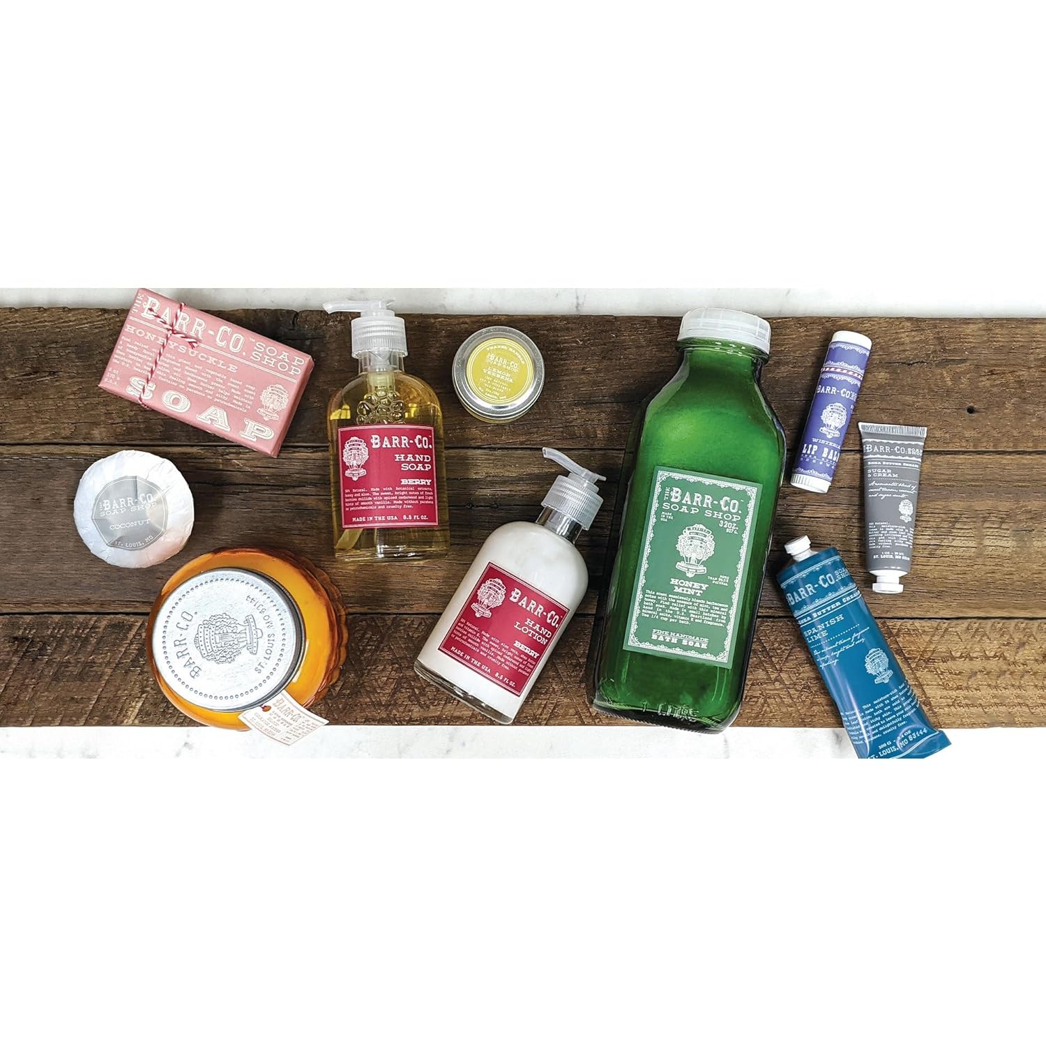 BARR-CO. Liquid Soap Refill – Natural Hand Soap with Oat, Vanilla & Vetiver – Vegan, Moisturizing Formula for Bathroom & Kitchen, Original Scent 32fl oz