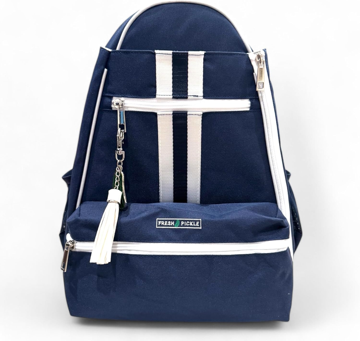 Teddi Pickleball Backpack Grn/wh- Large Capacity Pickleball Bags for Women - Durable 1000D Nylon, Multipurpose Paddle Case with Multiple Pockets, Stylish Paddle Bag