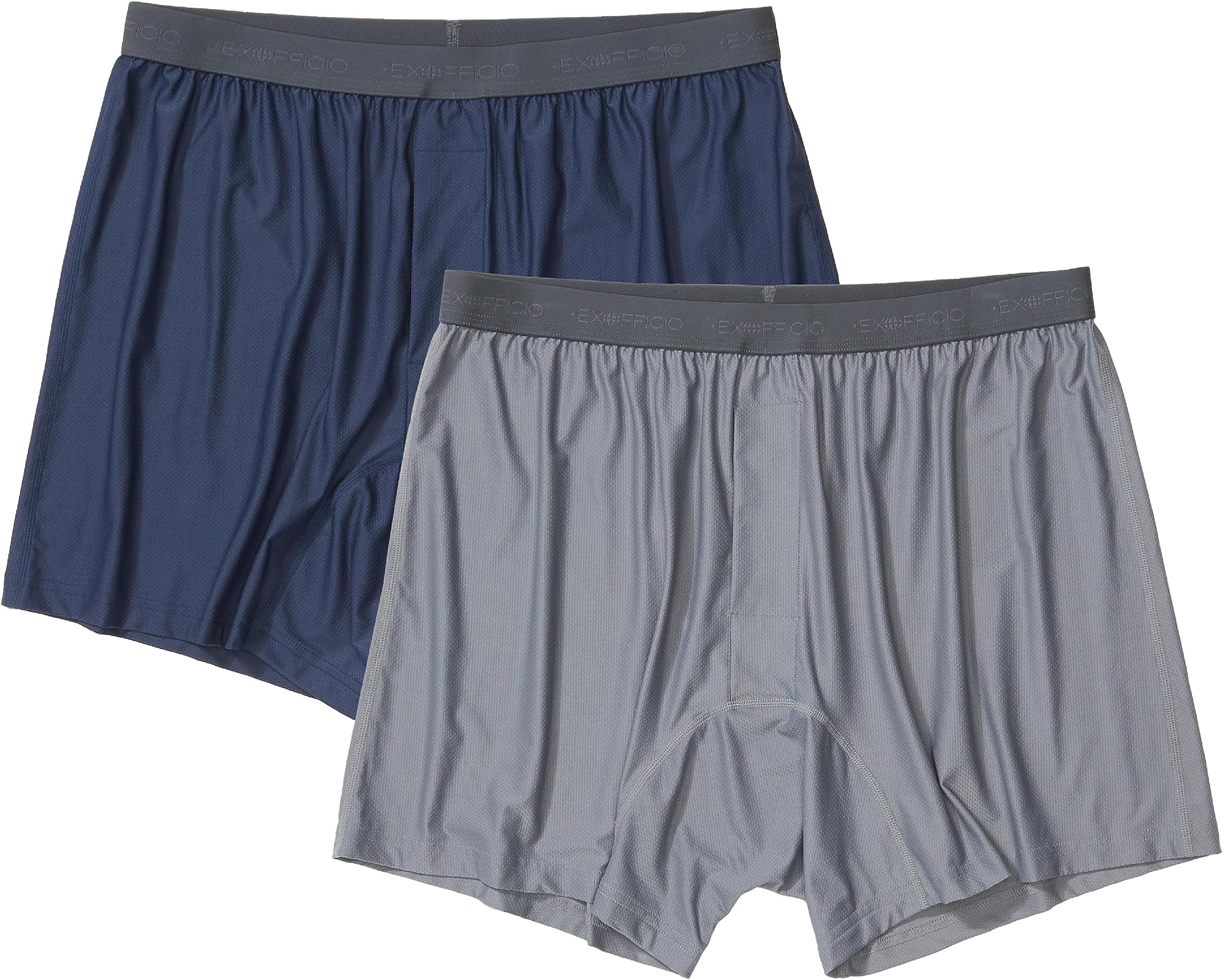 Men's Give-n-go 2.0 Boxer 2-pack - Travel Underwear, Breathable and Durable, Easy Clean Boxer Shorts (pack of 2)