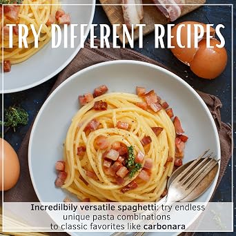 Divella Spaghetti Pasta #8, 16 oz. (Pack of 8) - Authentic Italian Pasta Made with Durum Wheat Semolina, Perfect Al Dente Texture for Every Dish