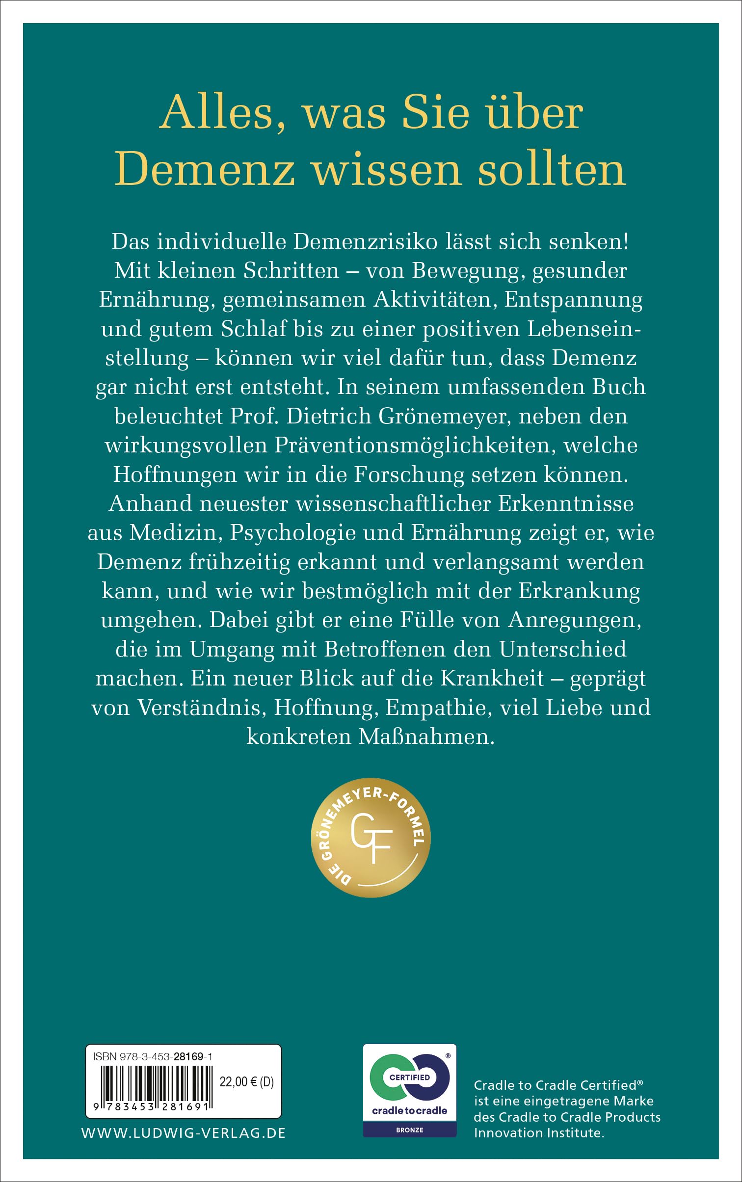 Demenz: Gezielt vorbeugen, ganzheitlich verstehen, liebevoll begleiten - SPIEGEL-Bestseller