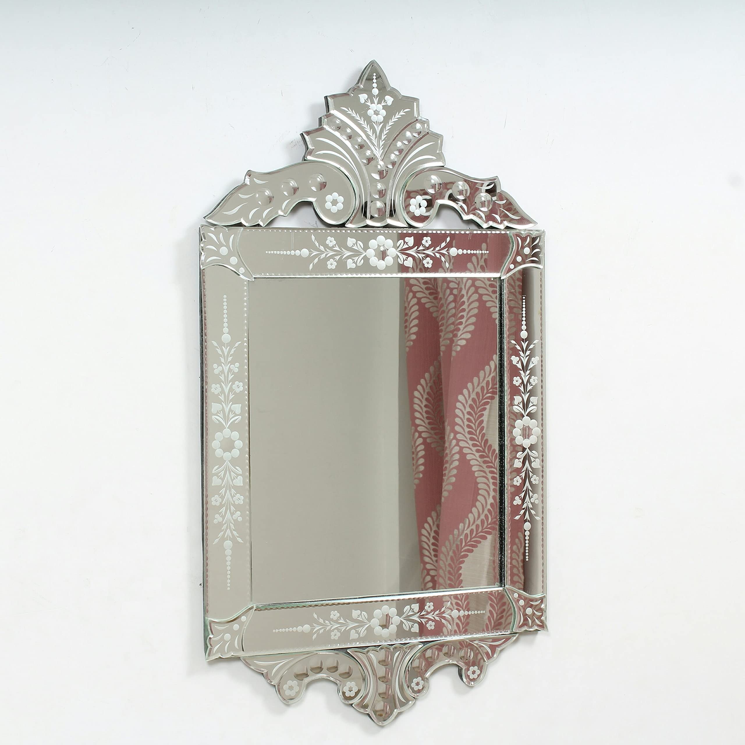 MAISSON Venetian Wall Mirror Royal Mirror Villas Mirror Home Decorative Mirror Modern Mirror Size 20x36 inches SVM 61-image-32