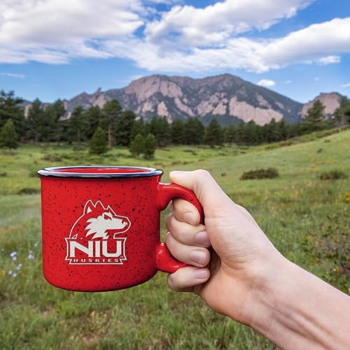 Miniatura 203 de Rico Industries NCAA Utah Utes - Taza de café personalizada de 12 onzas con logotipo grabado con láser profundo, taza de cerámica para acampar con