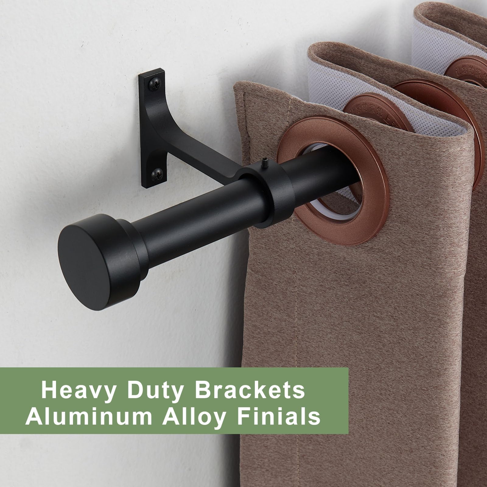 Snapklik.com : 16-150 Inch Curtain Rods, 1 Inch Diameter Splicing And ...