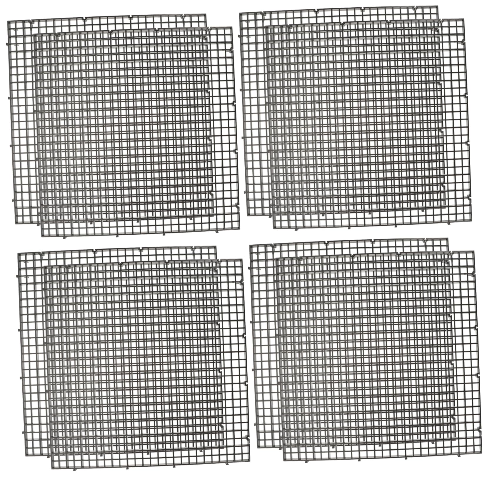 Angoily 1ensemble Plaques De Séparation pour Aquarium Isolante pour Répartition des Poissons Accessoire Pratique pour Aquariums avec Ventouses Noires