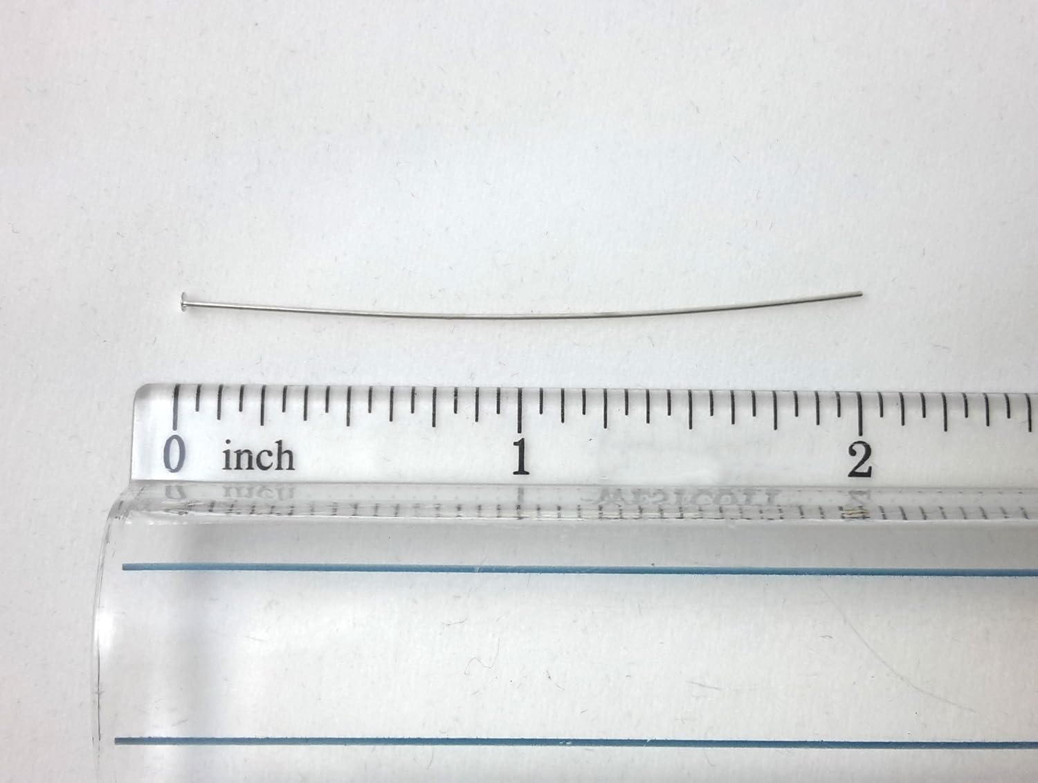 925 Sterling Silver Head Pins 24 Gauge 2 Inches (20 Pins) from CRAFT WIRE