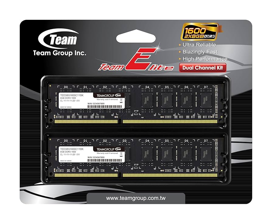 Team Elite DDR3 メモリ 8GB×2 16GB 1333MHz Team Elite DDR3 メモリ 8GB×2 16GB 1333MHz Team Elite DDR3
