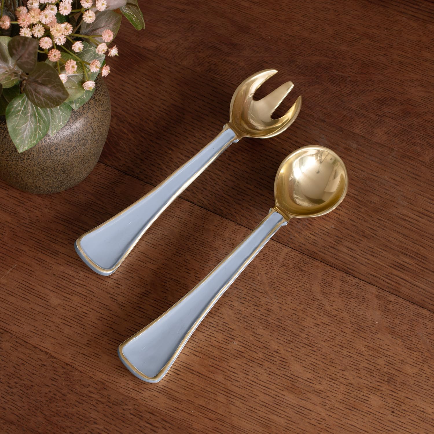 Beatriz Ball ENCANTO Soho Salad Servers (Periwinkle)