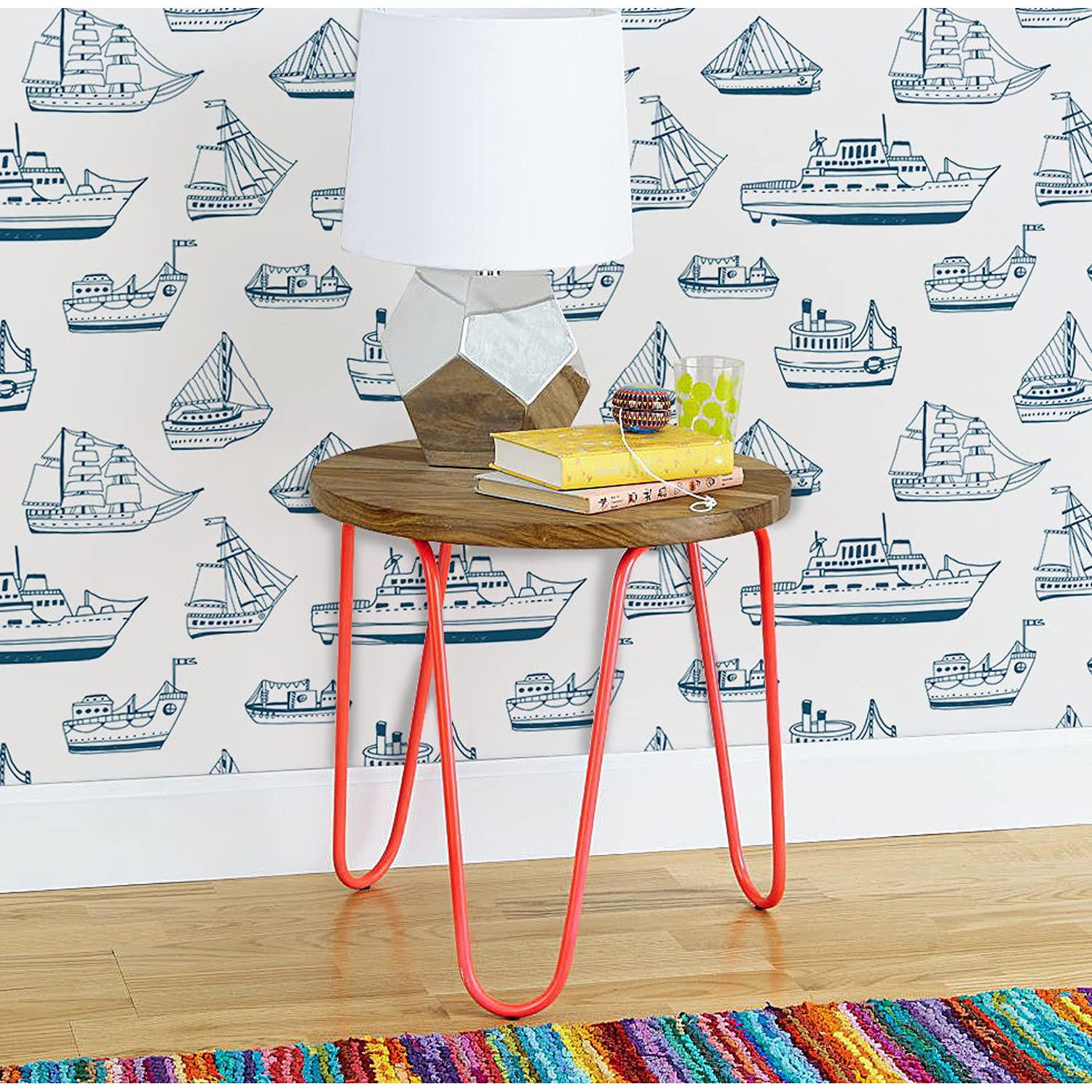 Mural meuble chambre salon stickers muraux navires 104x70 cm