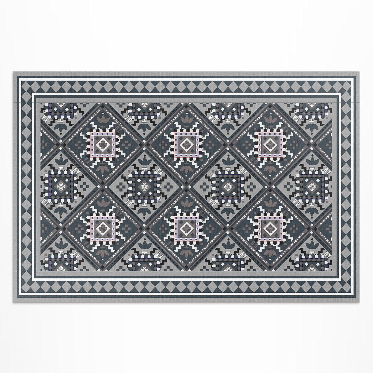 Tapis extérieur imperméable 150x225 résistant décoloration terrasse et balcon
