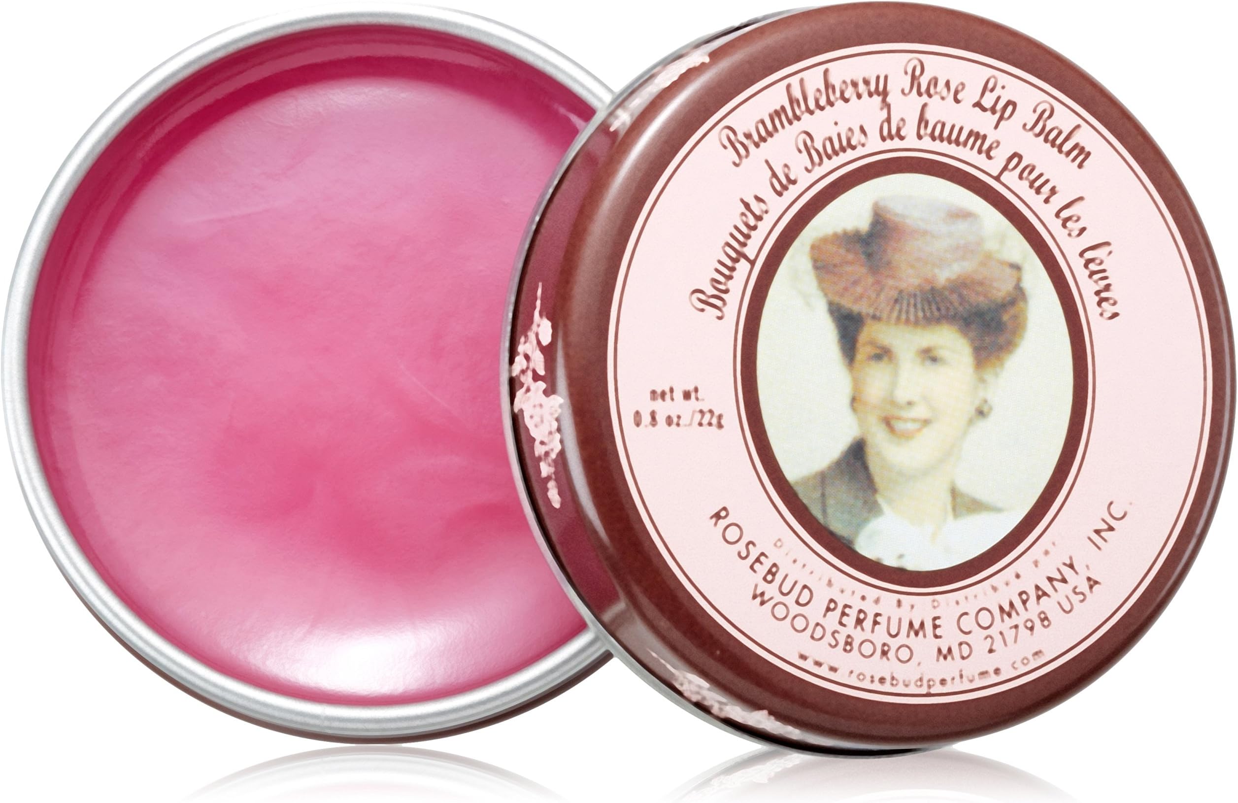 Rosebud Lip Balm, Brambleberry Rose, .8 Ounce