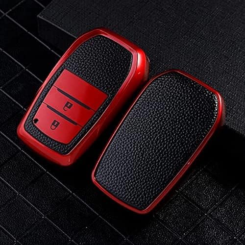 Miniatura 3 de TPU Car Smart Key Case Cover, for Toyota CHR Rav4 Auris Avensis Aygo Camry Corolla Land Cruiser 200 Prado Crown Shell Keychain
