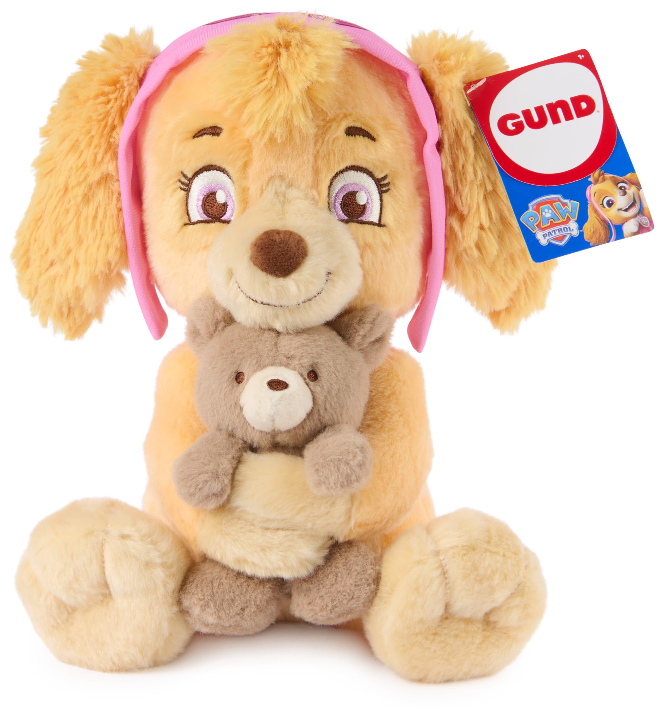 Paw Patrol GUND Skye with Kai Teddy Bear, Official Skye Plush Toy, Dog Stuffed Animal for Ages 1 and Up, 24 cm