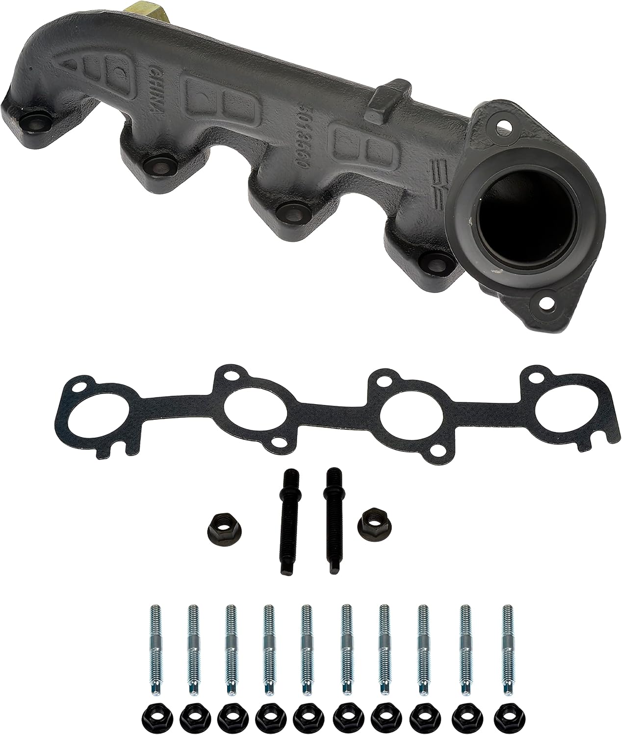 Dorman 674-560 Driver Side Exhaust Manifold Kit - Includes Required Gaskets and Hardware Compatible with Select Ford / Lincoln Models (OE FIX)
