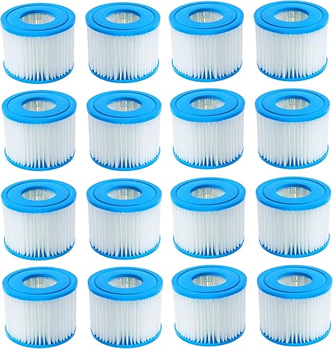 Gopayia Cartucho de filtro tipo VI para bañera de hidromasaje, filtro de repuesto para Intex para Lay-Z-Spa para Coleman SaluSpa 90352E 58323E 58323