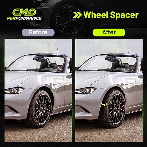 Miniatura 8 de Customadeonly Espaciadores de rueda centrados de 0.197 in 4x100 compatibles con 124 Spider Escort Rio Sephia Spectra Miata mx-5 Protégé iA iQ xA xB