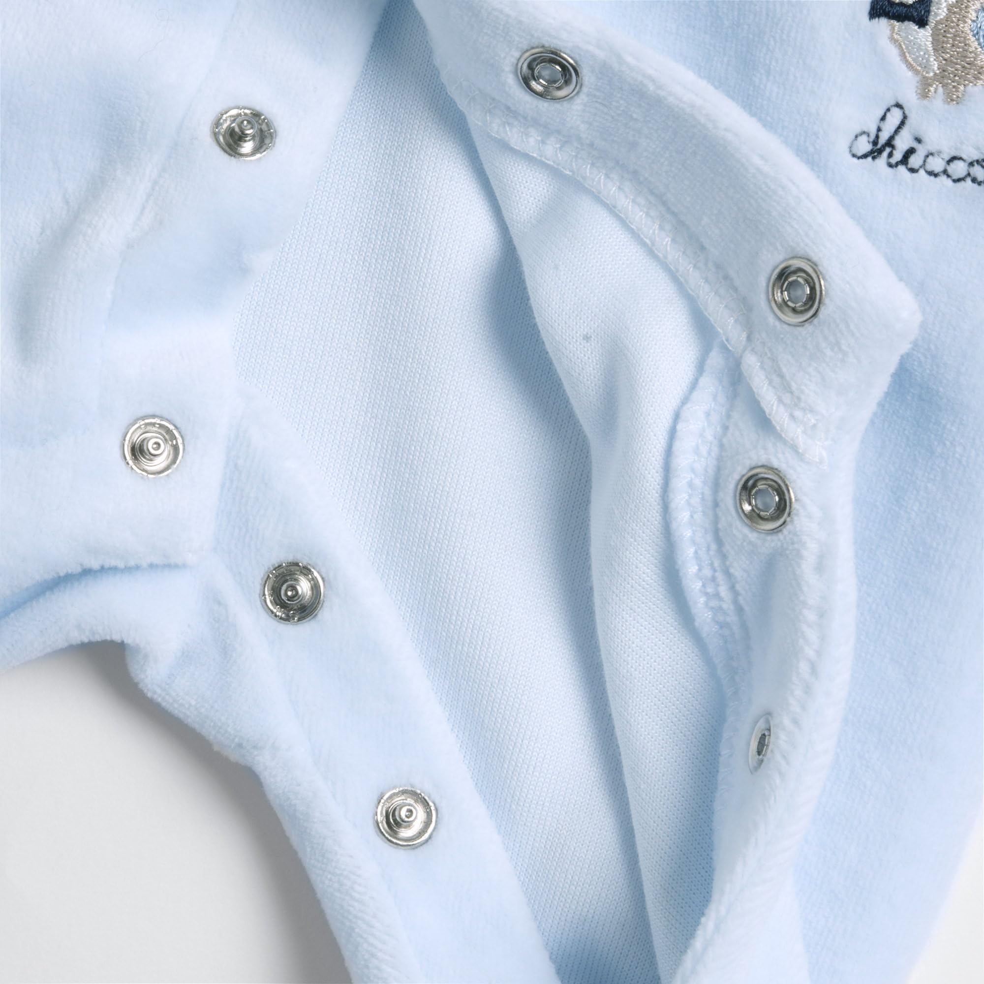 Chicco, Tutina Neonato, con Comoda Apertura Frontale con Bottoncini, in Calda e Morbida Ciniglia, Lavabile in Lavatrice, Abbigliamento Neonato 0-24 Mesi, Idea Regalo Nascita, Designed in Italy