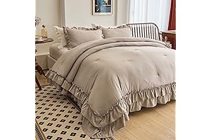 AIKASY Taupe Comforters King Size Sets